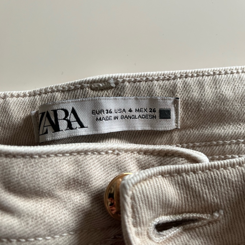 Zara high rise straight leg jeans - Picture 8 of 8
